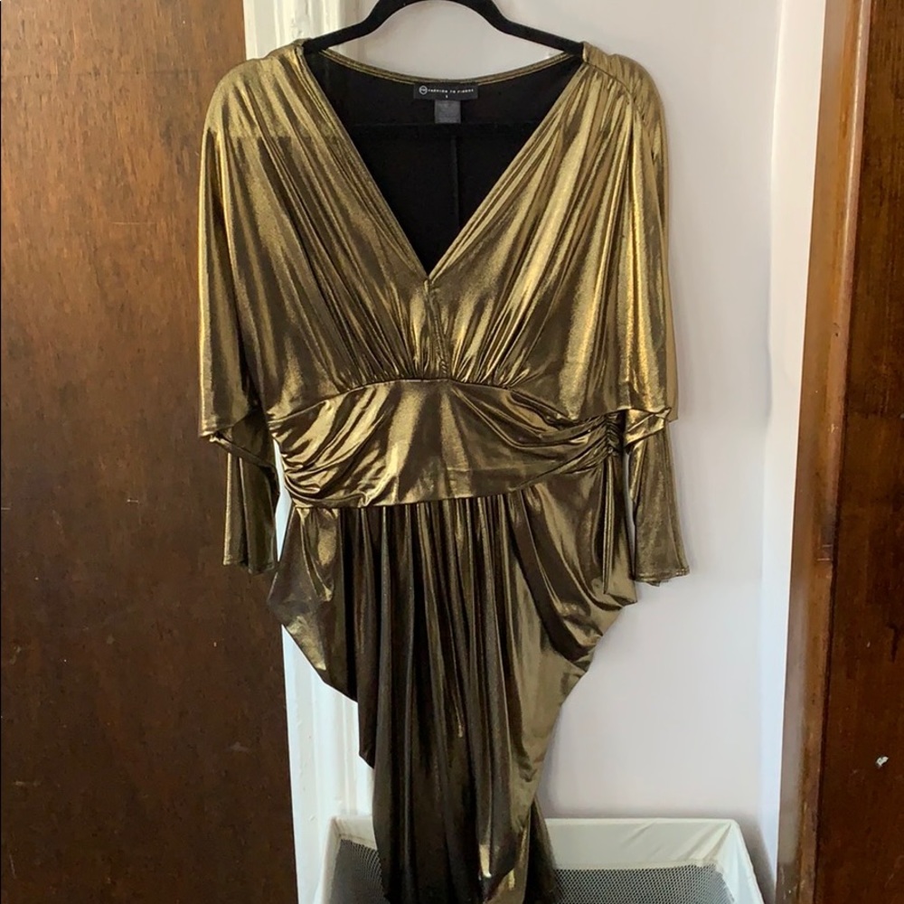 Gold Sparkling party dress